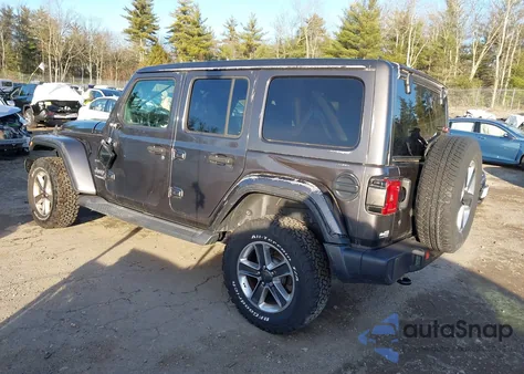 2019 Jeep Wrangler Unlimited Sahara 4X4 z USA, uszkodzony, nr VIN 1C4HJXEG7KW501739